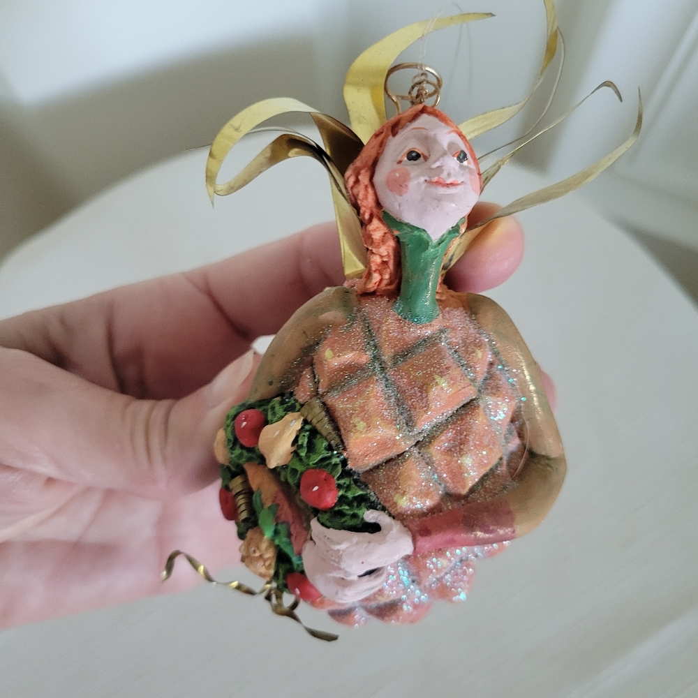 Pineapple Elf Holiday Ornament